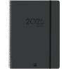 Finocam – Agenda Ikon 16 mois 2025-2026 Semaine sur 2 pages Présentation Verticale Septembre 2025-Décembre 2026 (16 mois) Noir I