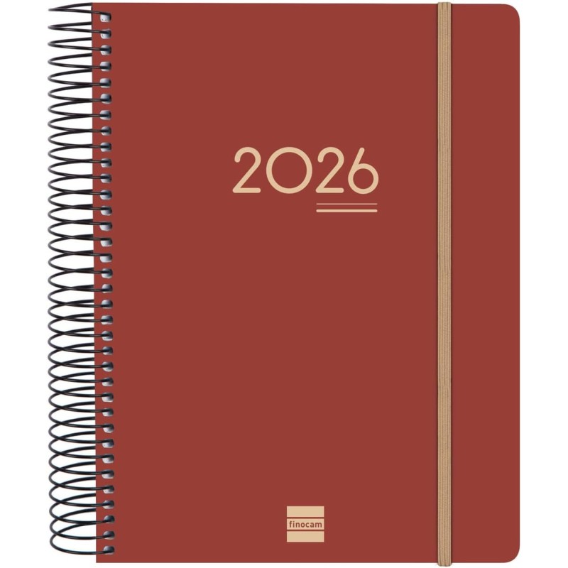 Finocam – Agenda Ikon 16 mois 2025-2026 1 jour par page Septembre 2025-Décembre 2026 (16 mois) Bordeaux International