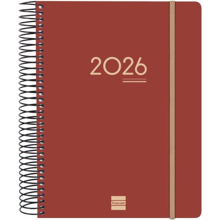 Finocam – Agenda Ikon 16 mois 2025-2026 1 jour par page Septembre 2025-Décembre 2026 (16 mois) Bordeaux International