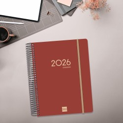 Finocam – Agenda Ikon 16 mois 2025-2026 1 jour par page Septembre 2025-Décembre 2026 (16 mois) Bordeaux International