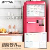 Calendrier Magnetique Organisateur Tableau Frigo, Planning Semaine Magnetique, Planificateur de Menus/Repas, Planificateur Hebdo