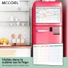 Calendrier Tableau Organisateur Magnetique Frigo, Planning Semaine/Mensuel Frigo Magnétique,Planificateur Hebdomadaire, 42×28cm 