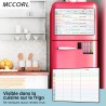 Planning Semaine, Calendrier magnetique Frigo,Tableau Organisateur Familial,Planificateur des Menus/Repas Hebdomadaire 42×28cm e