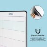 Planning Semaine, Calendrier magnetique Frigo,Tableau Organisateur Familial,Planificateur des Menus/Repas Hebdomadaire 42×28cm e
