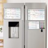 Planning Semaine,Calendrier magnetique Frigo,emploi du temps,Planificateur Hebdomadaire,Tableau Organisateur Familial, Planning 
