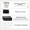 Planning Semaine,Calendrier magnetique Frigo,emploi du temps,Planificateur Hebdomadaire,Tableau Organisateur Familial, Planning 