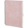 POPRUN Agenda 2026 Semainier A4 Grand Format 29,7 x 21 cm en Français - Couverture Souple en PU Cuir Spirale, Intervalles de 15 