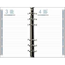 Exacompta - 18260E - Recharge Clairtime - 10,5 x 17,2 cm - Journalier Septembre 2025 à septembre 2026