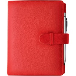EXACOMPTA Organiseur Exatime 17 Cali vachette pleine fleur 190x150 mm Rouge