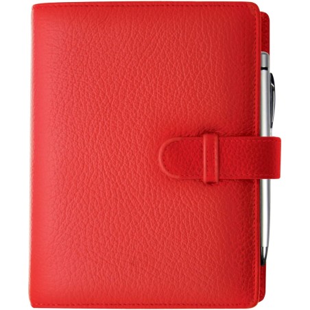 EXACOMPTA Organiseur Exatime 17 Cali vachette pleine fleur 190x150 mm Rouge
