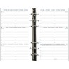 Exacompta - 18240E - Recharge Exatime 17 - 10,5 x 17,2 cm - Semainier Septembre 2024 à décembre 2025 - 16 mois