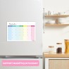 Calendrier 2026 Mural Magnetique Frigo 31 x 21cm Familial Calendrier 2025 2026 Septembre 2025 à Décembre 2026 Planificateur Mens