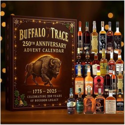Calendrier de l’Avent Whisky 3D 2025 – 24 Jours de Dégustation Quotidienne de Saveurs du Monde, Coffret Cadeau de Noël Élégant p