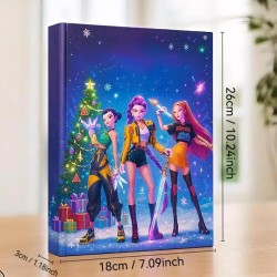 𝐊-𝐏𝐎𝐏 𝐃emon 𝐇unters Calendrier De L'Avent 2025, 24 Porte-CléS Mignons, Calendrier De L Avent De NoëL 2025, DéCorations De NoëL E
