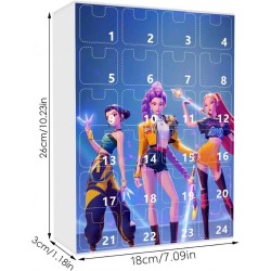 𝐊-𝐏𝐎𝐏 𝐃emon 𝐇unters Calendrier De L'Avent 2025, 24 Porte-CléS Mignons, Calendrier De L Avent De NoëL 2025, DéCorations De NoëL E