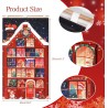 DPKOW Creatif Maison Calendrier de l'Avent à Remplir Soit Même, Tissu Calendrier de l'Avent Vide DIY Calendriers de Noël pour Ca