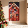DPKOW Creatif Maison Calendrier de l'Avent à Remplir Soit Même, Tissu Calendrier de l'Avent Vide DIY Calendriers de Noël pour Ca