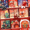 DPKOW Creatif Maison Calendrier de l'Avent à Remplir Soit Même, Tissu Calendrier de l'Avent Vide DIY Calendriers de Noël pour Ca