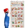 DPKOW Deutsch 24 Adventskalender zum Befüllen Stoff, 1 BIS 24 Zahlen Adventskalender Hängende Tüten für Kinder Weihnachten Gesch