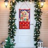 DPKOW 2025 Calendrier de l'Avent de Noël en Feutre avec 24 Pochettes et Un Poteau, Calendrier de l'Avent à Remplir avec 24 Deco 