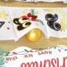 DPKOW Tissu Calendrier de l'Avent à Remplir 2025, Vide Calendrier de l'Avent a Remplir Soit Meme, Bricolage Calendrier de l'Aven