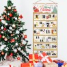 DPKOW Tissu Calendrier de l'Avent à Remplir 2025, Vide Calendrier de l'Avent a Remplir Soit Meme, Bricolage Calendrier de l'Aven