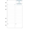 Exacompta - 18250E - Recharge Exatime 17 - 10,5 x 17,2 cm - Journalier millésimé Janvier à décembre 2026