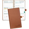 POPRUN Agenda De poche 2025 2026 Semainier 16,5 x 9 cm D'Août 2025 à Déc 2026 - Petit Planner Scolaire 17 Mois avec Couverture S