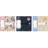 Calendrier Oxford Flowers Scolaire 16 Mois 30x30cm 1 Mois sur 2 Pages Année 2025-2026 Assorti