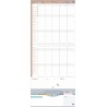 Calendrier Oxford Flowers Scolaire 16 Mois 30x30cm 1 Mois sur 2 Pages Année 2025-2026 Assorti