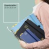 POPRUN Agenda 2025 2026 Semainier 25,5 x 21,5cm D'Août 2025 à Déc 2026, Planner Vertical Scolaire 17 Mois Couverture Rigide Spir