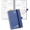POPRUN Agenda De poche 2025 2026 A6 Semainier 16 x 10,5 cm D'Août 2025 à Déc 2026, Petit Planner Scolaire 17 Mois avec Couvertur