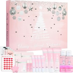 KreativeKraft Calendrier de l'Avent Beauté 2025, Coffret Maquillage, Soins Visage, Compte à Rebours de Noël, Idée Cadeau Femme, 