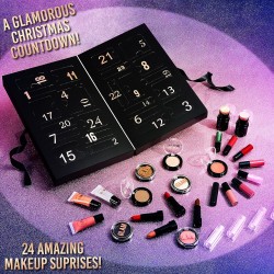 KreativeKraft Calendrier de l'Avent Beauté 2025, Coffret Maquillage, Soins Visage, Compte à Rebours de Noël, Idée Cadeau Femme, 
