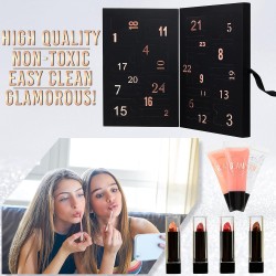 KreativeKraft Calendrier de l'Avent Beauté 2025, Coffret Maquillage, Soins Visage, Compte à Rebours de Noël, Idée Cadeau Femme, 