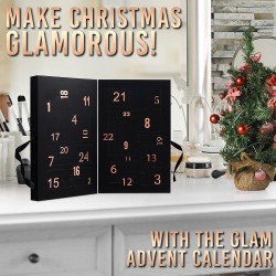 KreativeKraft Calendrier de l'Avent Beauté 2025, Coffret Maquillage, Soins Visage, Compte à Rebours de Noël, Idée Cadeau Femme, 