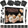 KreativeKraft Calendrier de l'Avent Beauté 2025, Coffret Maquillage, Soins Visage, Compte à Rebours de Noël, Idée Cadeau Femme, 