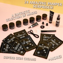 KreativeKraft Calendrier de l'Avent Beauté 2025, Coffret Maquillage, Soins Visage, Compte à Rebours de Noël, Idée Cadeau Femme, 