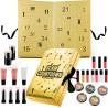 KreativeKraft Calendrier de l'Avent Beauté 2025, Coffret Maquillage, Soins Visage, Compte à Rebours de Noël, Idée Cadeau Femme, 