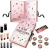 KreativeKraft Calendrier de l'Avent Beauté 2025, Coffret Maquillage, Soins Visage, Compte à Rebours de Noël, Idée Cadeau Femme, 