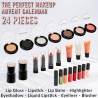 KreativeKraft Calendrier de l'Avent Beauté 2025, Coffret Maquillage, Soins Visage, Compte à Rebours de Noël, Idée Cadeau Femme, 
