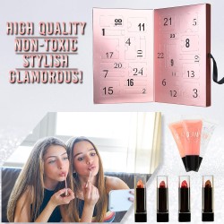 KreativeKraft Calendrier de l'Avent Beauté 2025, Coffret Maquillage, Soins Visage, Compte à Rebours de Noël, Idée Cadeau Femme, 
