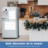 Calendrier Mensuel et Hebdomadaire Magnétique pour Frigo et Petit Tableau Liste de Courses avec 4 Marqueurs et 1 Effaceur, Idéal