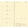 Quo Vadis - Agenda Spiralé 2026 - Italnote S Prestige - Semainier Horizontal - Français - Soho Bleu - 12 mois 1/2 de mi-décembre