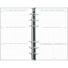 Exacompta - 18240E - Recharge Perforée - Exatime 17-10,5 cm x 17,2 cm - la Semaine sur 2 Pages Avec Une Grille Horizontale - Sep