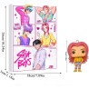 Calendrier de l'Avent K Pop De-mon H-Hunters Merch,KKPop H-Hunters Noël 2025 Avec Compte à Rebours de 24 Jours,K-POP Huntrix Fig