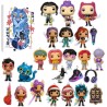 Calendrier de l'Avent K Pop De-mon H-Hunters Merch,KKPop H-Hunters Noël 2025 Avec Compte à Rebours de 24 Jours,K-POP Huntrix Fig