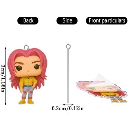 Calendrier de l'Avent K Pop De-mon H-Hunters Merch,KKPop H-Hunters Noël 2025 Avec Compte à Rebours de 24 Jours,K-POP Huntrix Fig