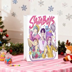 Calendrier de l'Avent K Pop De-mon H-Hunters Merch,KKPop H-Hunters Noël 2025 Avec Compte à Rebours de 24 Jours,K-POP Huntrix Fig