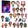 Calendrier de l'Avent K Pop De-mon H-Hunters Merch,KKPop H-Hunters Noël 2025 Avec Compte à Rebours de 24 Jours,K-POP Huntrix Fig